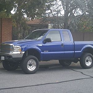 03 F-250 Sonic Blue Superduty
