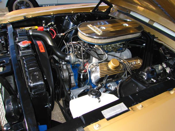 1968 Gt350 Gold Engine