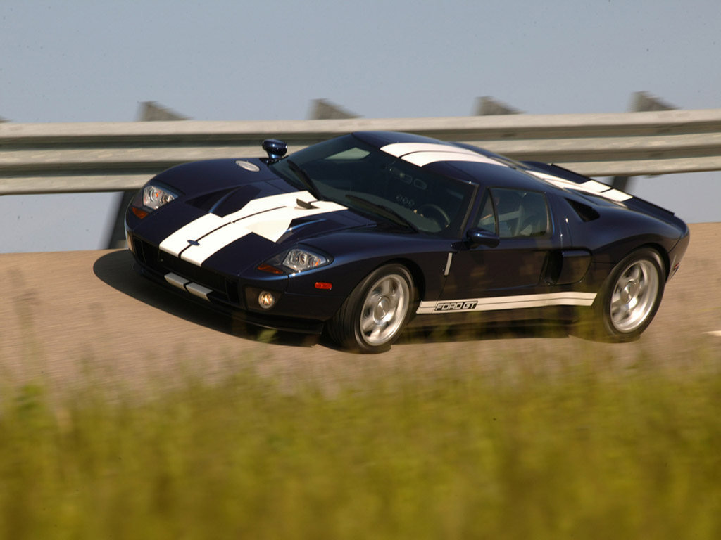 2005 Ford GT Blue Guard Rail