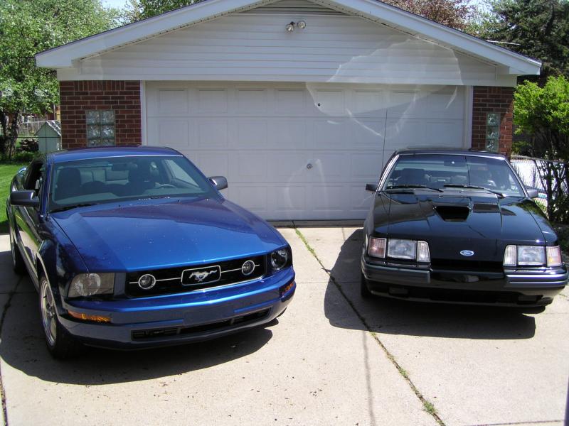 2006 Mustang V6 w/Pony Option and 1985-1/2 Mustang SVO