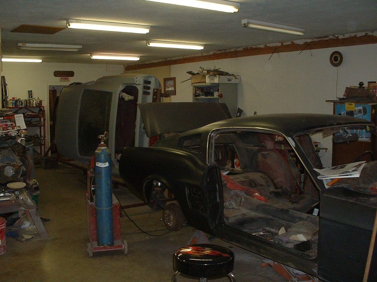 68 fastback on rotissorie