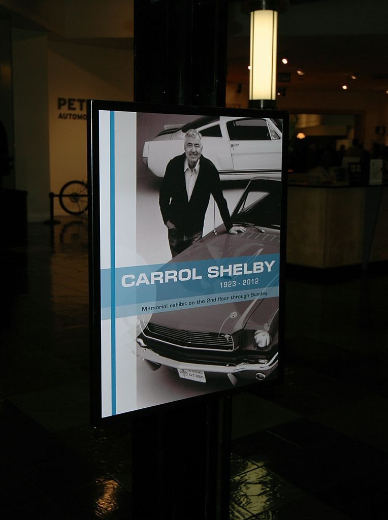 Carroll Shelby Memorial Sign