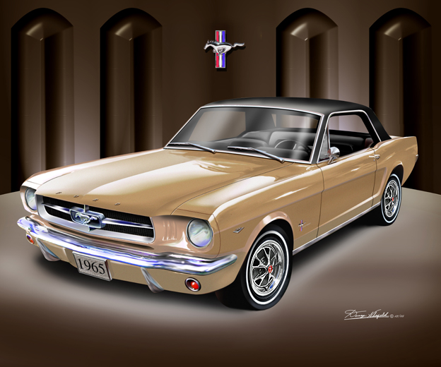 ITEM 6 A 12 1965 MUSTANG COUPE (Honey gold) 
Check out more at:http://www.dannywhitfield.com/mustang