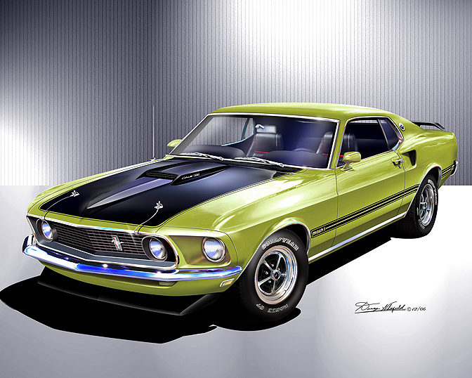 ITEM 6 E 5 1969 MUSTANG MACH 1 (New Lime)
Check out more at:http://www.dannywhitfield.com/mustang
