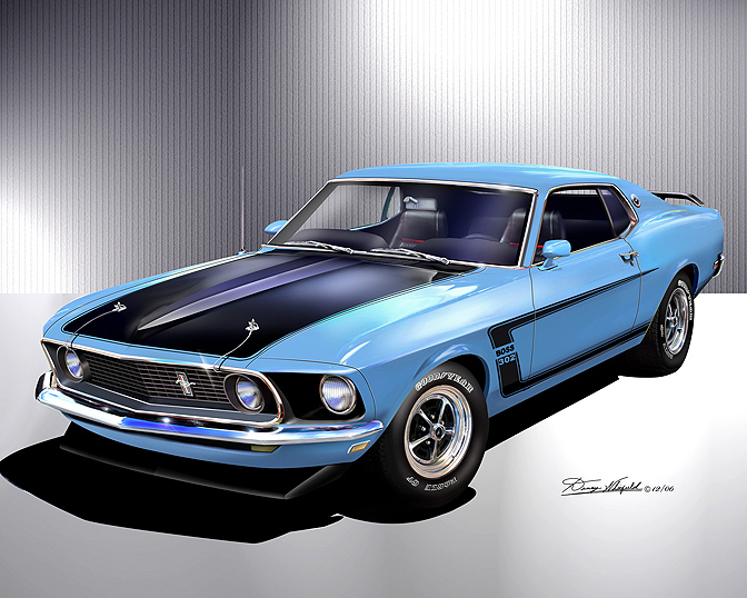 ITEM 6 E 9 1969 MUSTANG BOSS 302 (acapulco blue metallic)
Check out more at:http://www.dannywhitfield.com/mustang