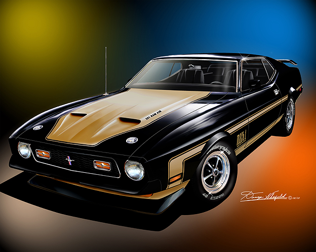 ITEM 6 K 2 1971 MUSTANG MACH 1 (Raven Black)
Check out more at:http://www.dannywhitfield.com/mustang