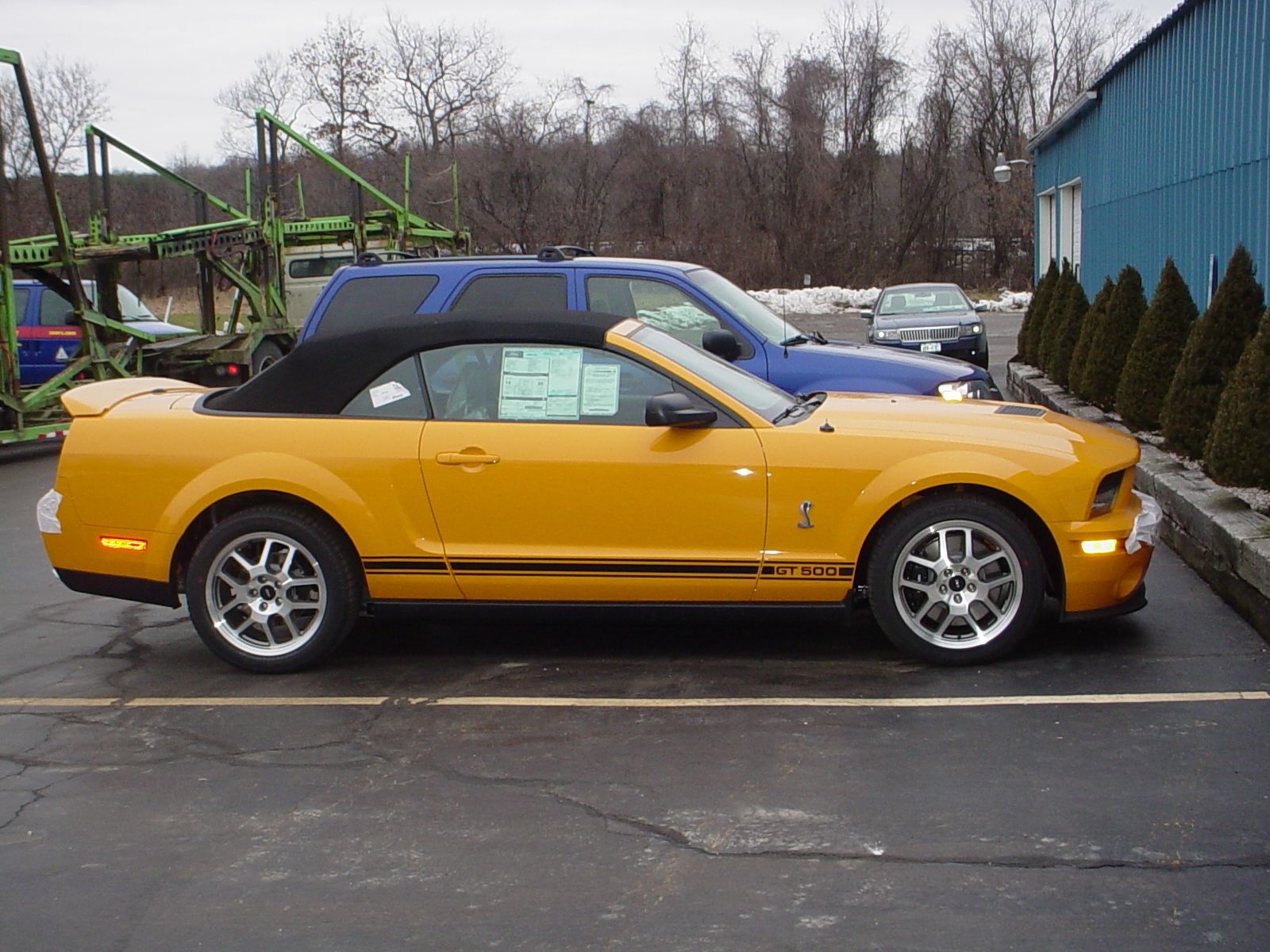 My dad's GT500 the day it arrived