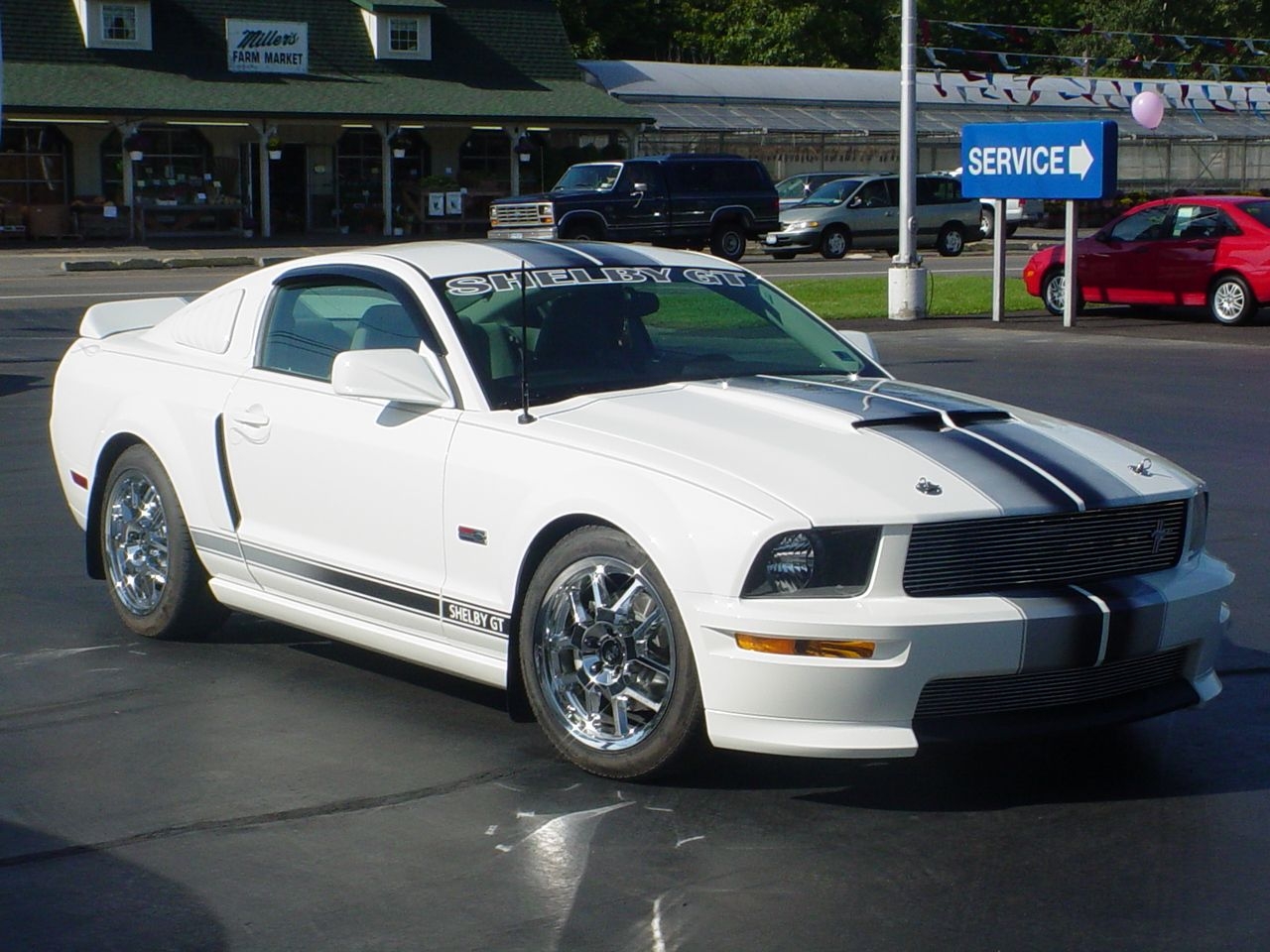The Shelby GT after it was customized!
